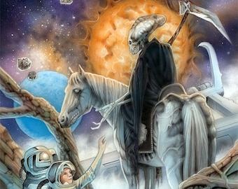 Death Astral Signed 11x14 Print