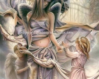 Maria and the New Girl Signed 11x14 Print