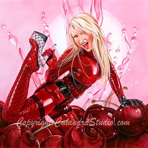 Cherry Bomb! Signed 11x14 Print