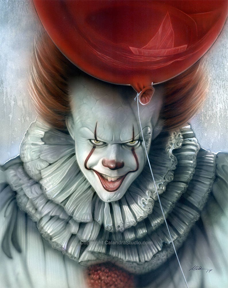 Pennywise Artist Signed 11x14 Print image 1