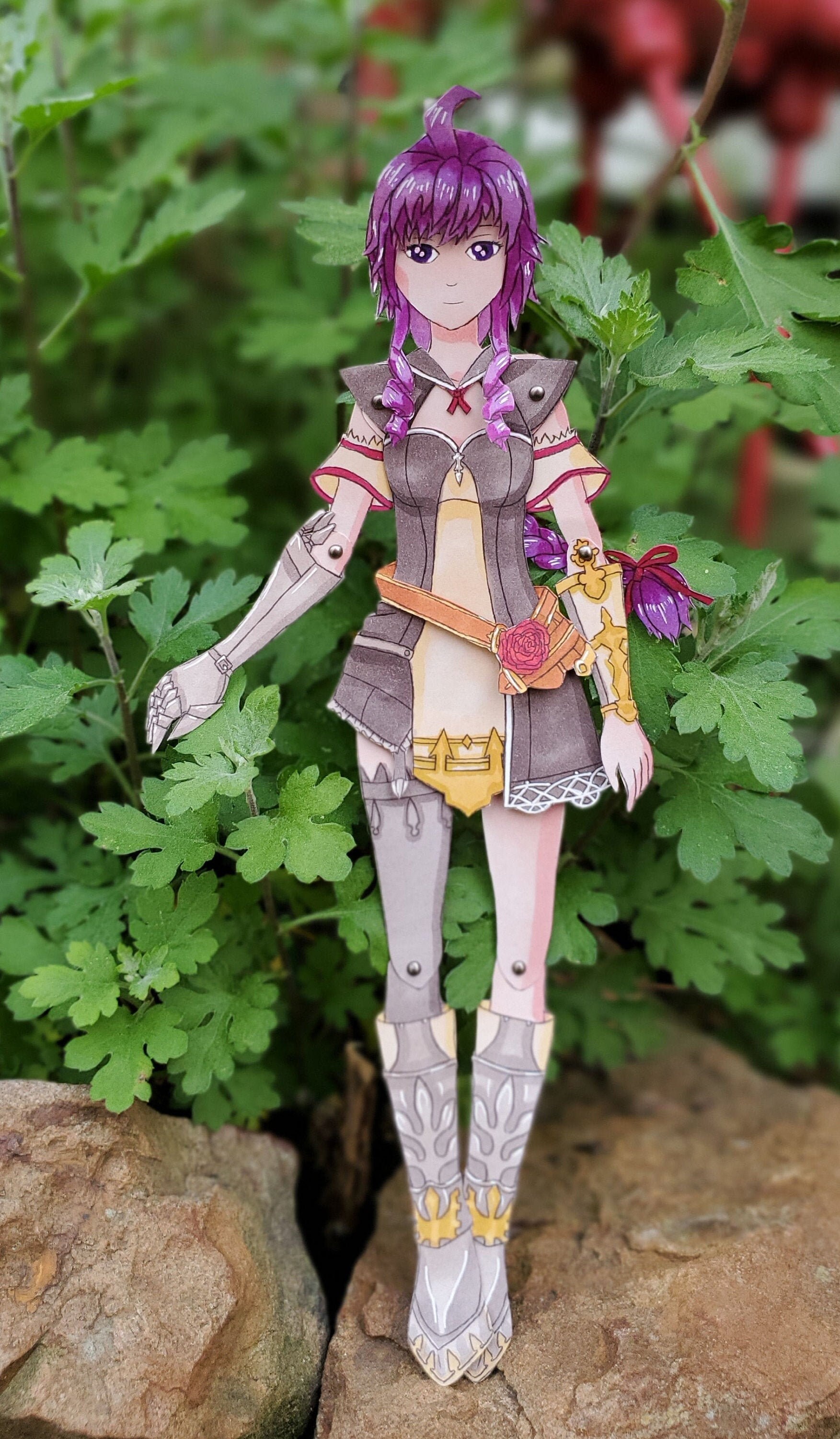 Claves eternal Sonata Articulated Paper Doll PDF You Print and Color