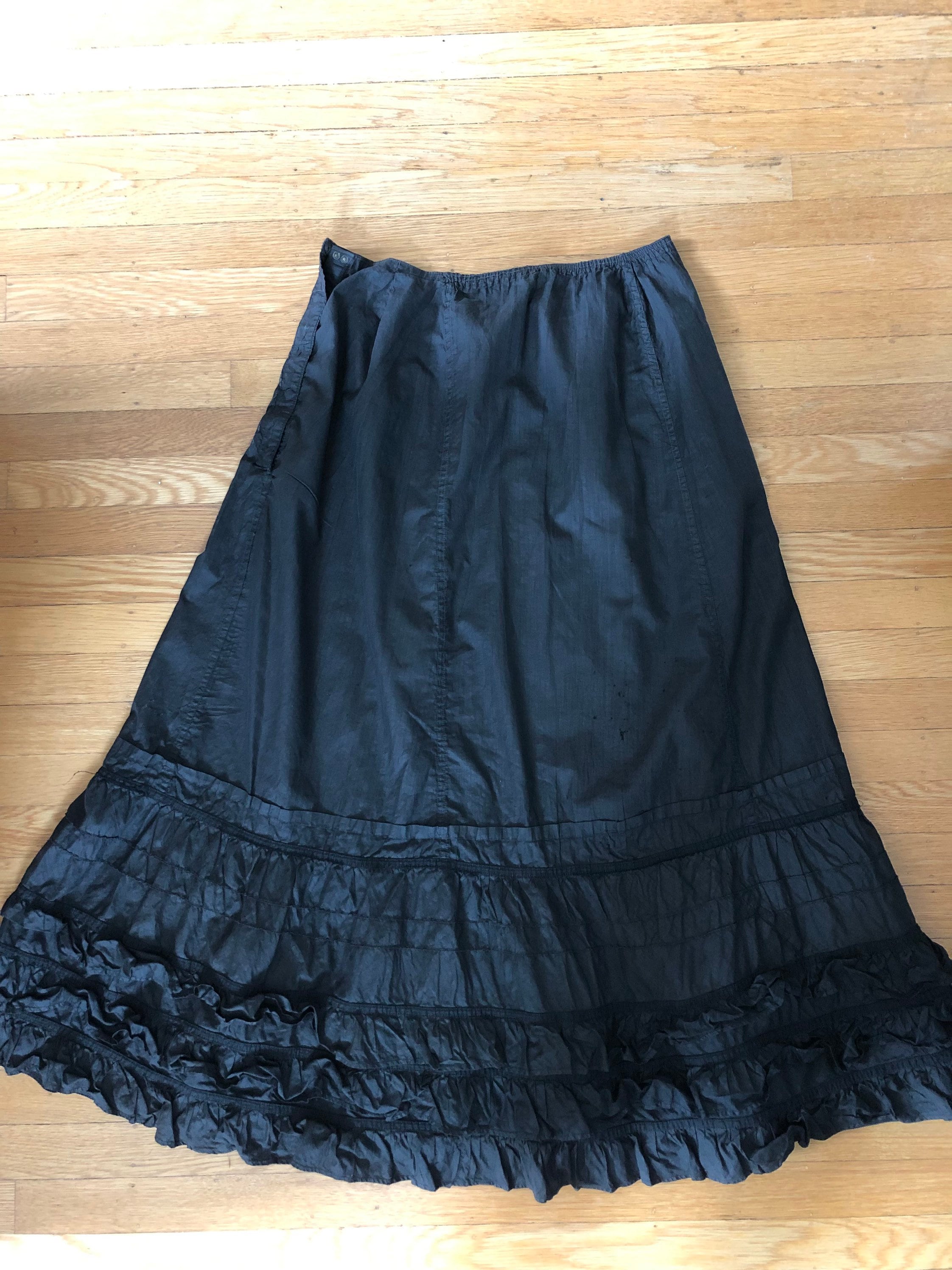 VINTAGE STYLE COTTON  PETTICOAT  FOR MEDIUM SIZE 18-20ins BEARS AND DOLLS 