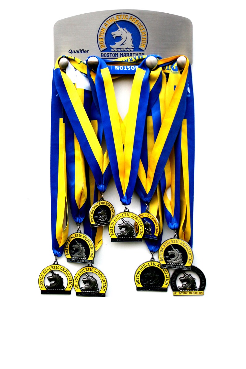 Boston Marathon Official Medal Display Year Specific by Etsy