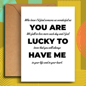 Funny Cards/Funny Greeting Card/Love Card/Card for Wife/Husband/Boyfriend/Girlfriend/Relationship Card/Silly Card/Blank Inside Card with Env