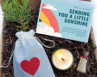 SENDING SUNSHINE Gift Box/Plant Your Own Tree/Thinking of You/Birthday Gift Box/Thank You Gift/Brighten Your Day/Sending Sunshine/Rainbow