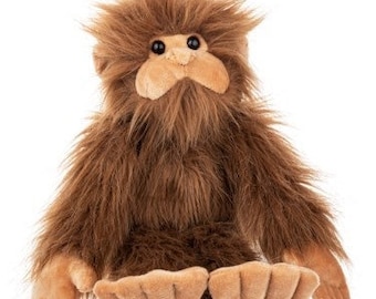 Sasquatch Plush Doll/Bigfoot Doll/15” BIgfoot Stuffed Animal/Monster Plush Toy/Plushy/Yeti/Gift for Nature Lover/Hiking/Travel/Cryptids