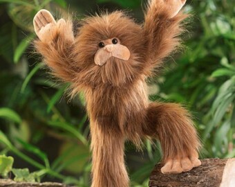 Bigfoot Doll/Sasquatch Stuffed Animal/15” BIgfoot Stuffed Animal/Monster Plush Toy/Plushy/Yeti/Gift for Nature Lover/Hiking/Travel/Cryptids