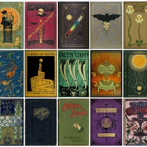 Vintage Book Cover Notecards: Literary Art Blank Cards Set