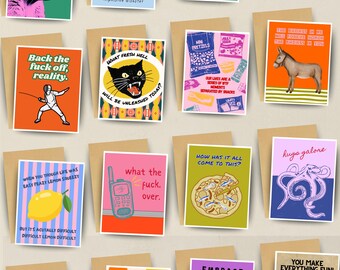 Funny Note Cards for All Occasions: 75 Unique, Humourous, Witty, Sarcastic, Thank You Stationery
