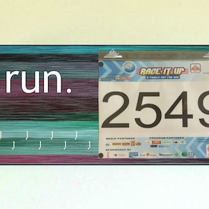Custom Race Medal Holder: Wood Medal Hanger & Bib Display