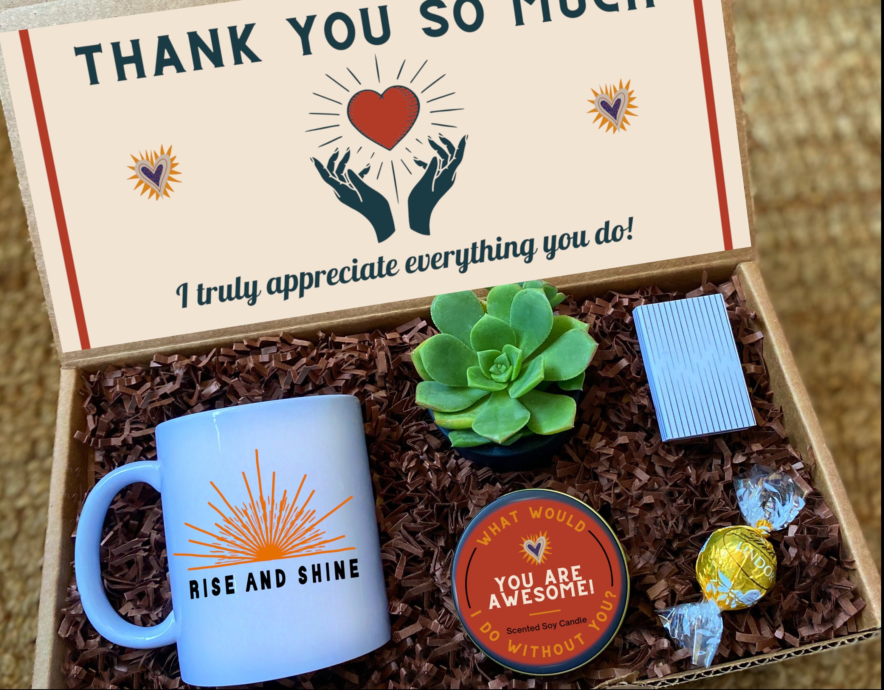 Thank you Gift for Employee/Thank you Gift Box/You are Awesome Etsy