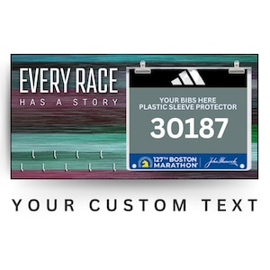 Custom Race Medal & Bib Holder: Runner Gift, Wood Medal Hanger