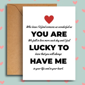 Funny Anniversary Card: Silly Love Card for Husband or Wife