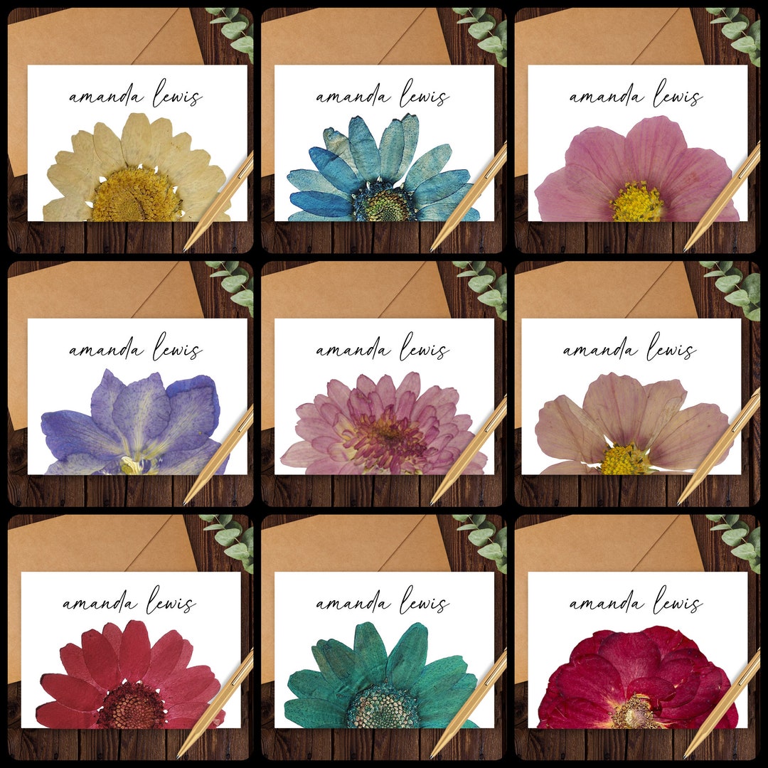 Personalized Stationary Set/custom Note Card Set With Etsy