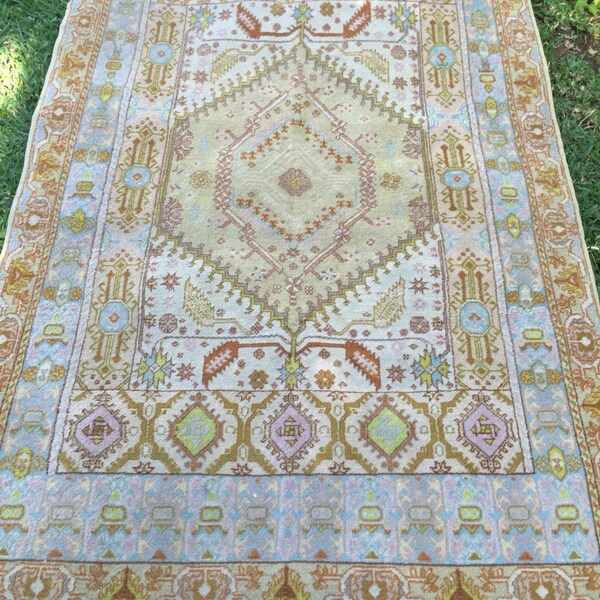 Southwestern Rug 88" x 46.25" with the Fringe. Boho. Native American. Southwestern Decor