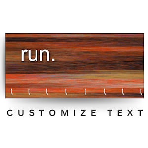 Race Medal Holder/Race Medal Hanger/Race Medal Display/Running Medal/Race Bib/Gift for Runner/Wood Medal Holder/CUSTOMIZATION/Ribbons/Sports
