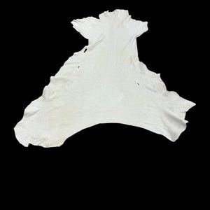 Deerskin/deer leather / Buckskin hide/smoke color NOT WHITE / C 12-pic4