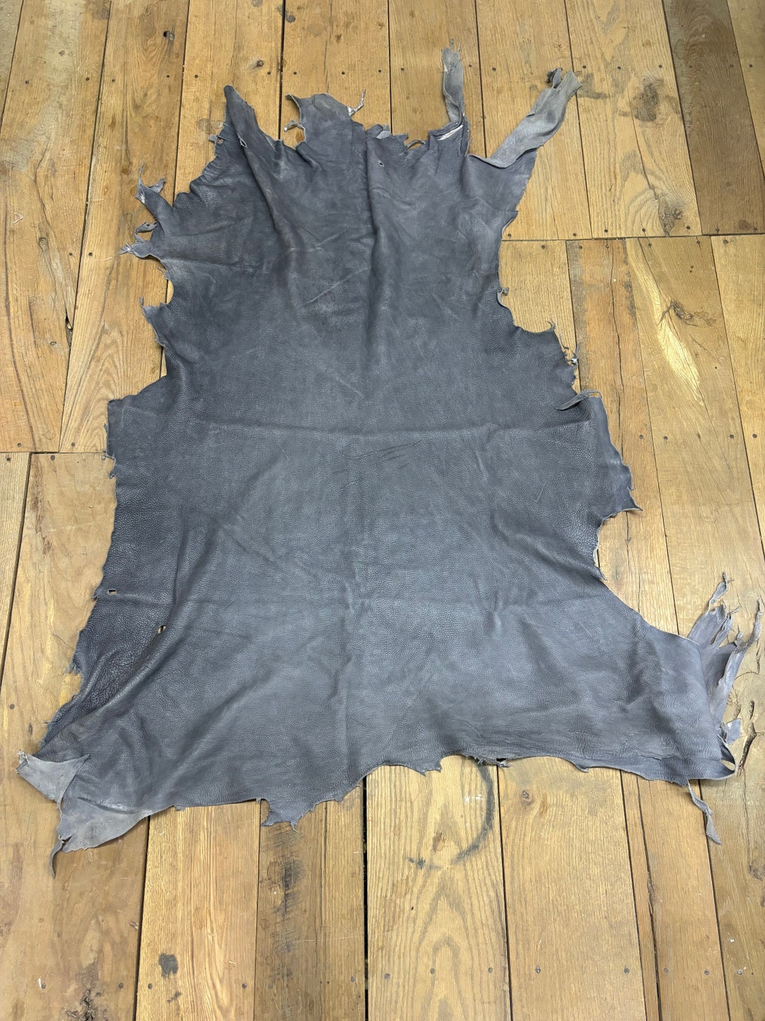 Deerskin/deer Leather / Buckskin Hide /grey Color / C-12 Pic 2 - Etsy