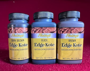 Fiebing's Edge Kote 4 fl oz 3 colors to choose from