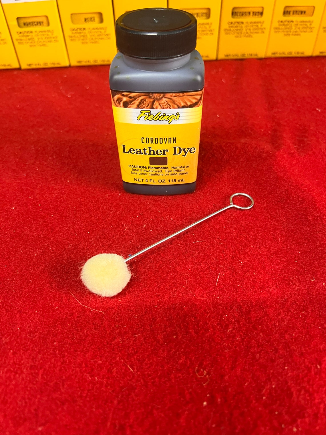 Leather Dye 4oz Bottle Includes Wool Dauber28 Colors to Etsy