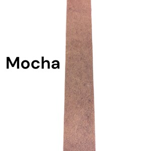Full Grain Leather Strip/Straps 1~1 1/4~1 1/2~1 7/8~2 1/2~3 inches wide 6 ft long A-101 image 4
