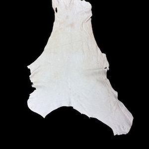 Deerskin/deer leather / Buckskin hide/smoke color NOT WHITE / C 12-pic15