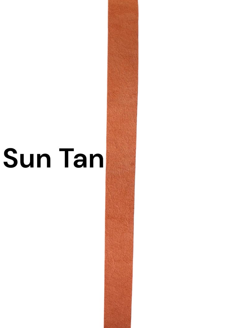 Full Grain Leather Strip/Straps 1~1 1/4~1 1/2~1 7/8~2 1/2~3 inches wide 6 ft long A-101 image 5