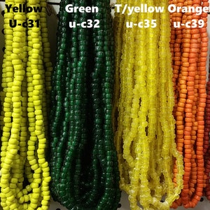 SUPPLY: 500pcs Colorful Glass Crow Roller Flat Beads Macrame Beads Small  Glass Beads SKU 19-E2-00003351 