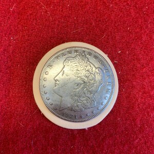 Morgan Head Concho - silver Plate 1 1/2&quot;