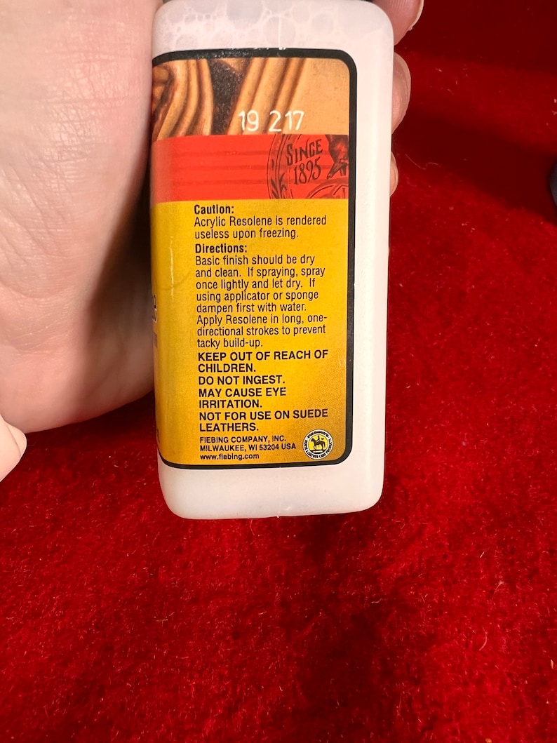 Fiebing's Resolene 4 fl oz - 2 colors to choose from image 2