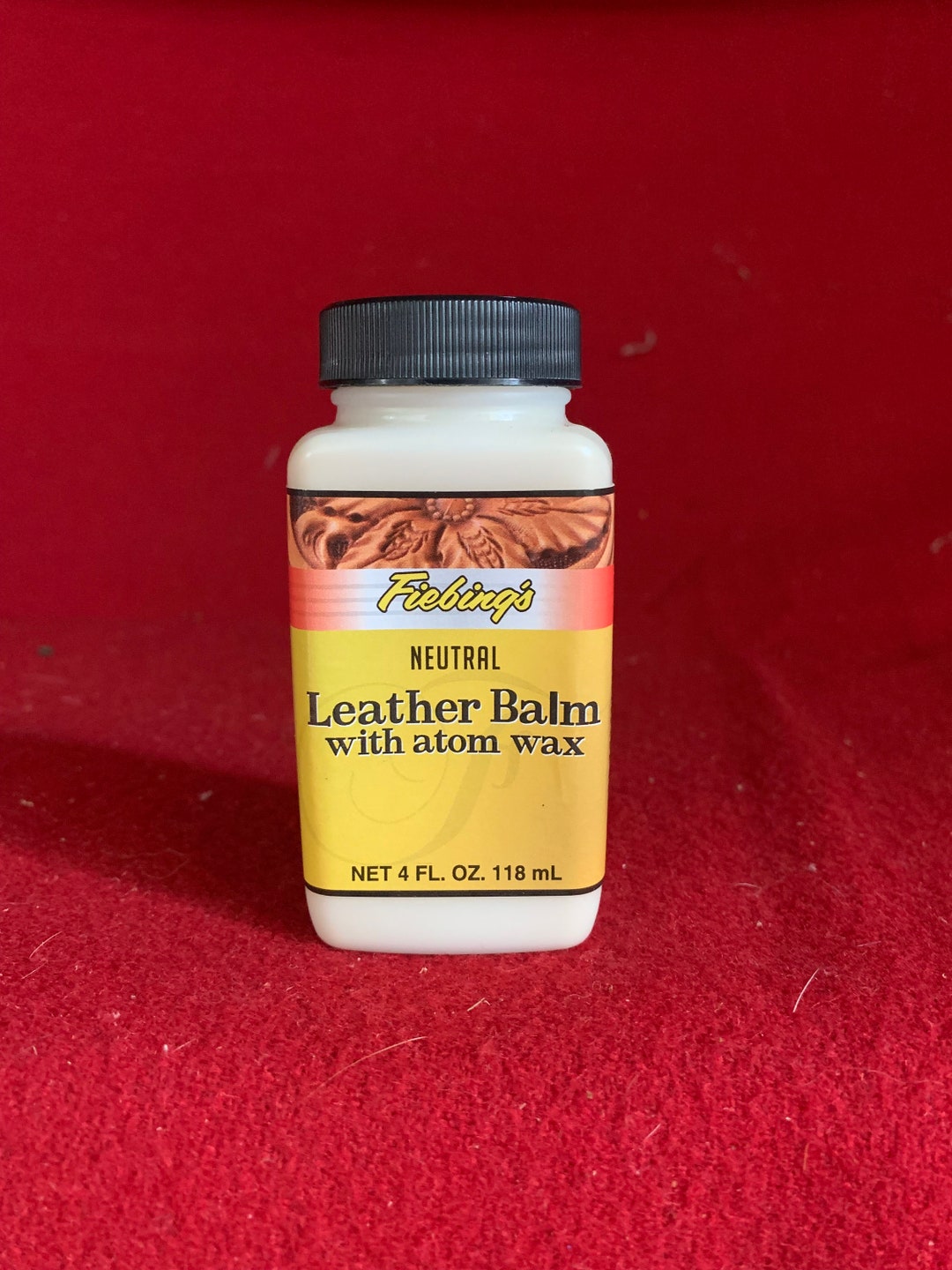 Baume Pour Cuir Fiebing's Avec Atom Wax - Neutre, 32 Oz (quart), Nourrit Et Protège Le Cuir