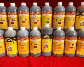 Pro Dye / Oil Dye 32oz bottle - 16 Colors To Choose From