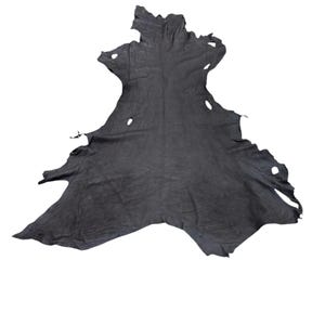 Deerskin/deer leather / Buckskin hide / Dark Brown color / C-12 Pic-22