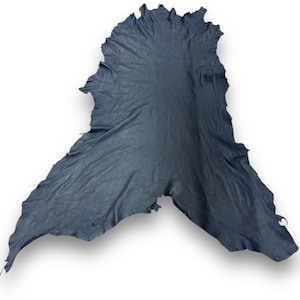 Deerskin/ Buckskin hide/ Black Deerskin/ C12-Pic1