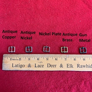 1/2&quot; Roller Strap Buckle - 5 colors to choose from