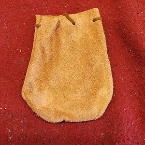 Suede Mojo Bags/ Rust Color Medium and Large/ 10 pack/ CLOSEOUT SALE!!!