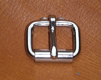 Roller Buckle Nickel Plate - 5 Pieces