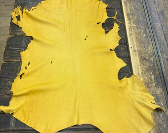 Deerskin/deer Leather / Buckskin Hide / Gold Color / C12-pic42 - Etsy