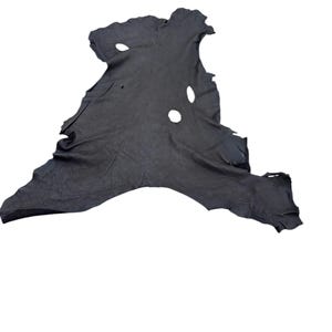 Deerskin/deer leather / Buckskin hide / Dark Brown color / C-12 Pic-27