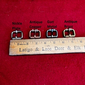 3/4 &quot; Roller Buckle - 4 colors to choose from