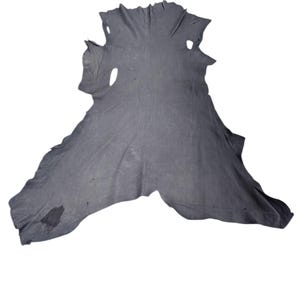 Deerskin / deer leather / Buckskin hide / Chocolate color / C-12 Pic-1