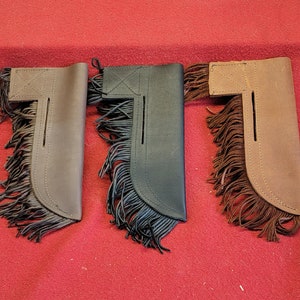 Leather Blackfoot Knife Sheath, cowhide knife sheath 2 colors B-58