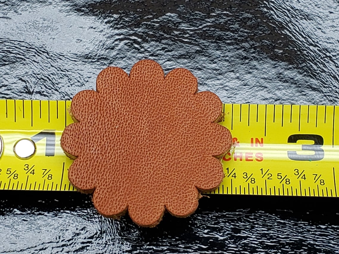 Leather Rosettes Concho's Natural Colorsc1 Etsy