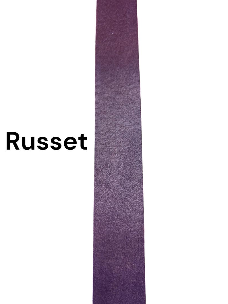 Full Grain Leather Strip/Straps 1~1 1/4~1 1/2~1 7/8~2 1/2~3 inches wide 6 ft long A-101 image 3