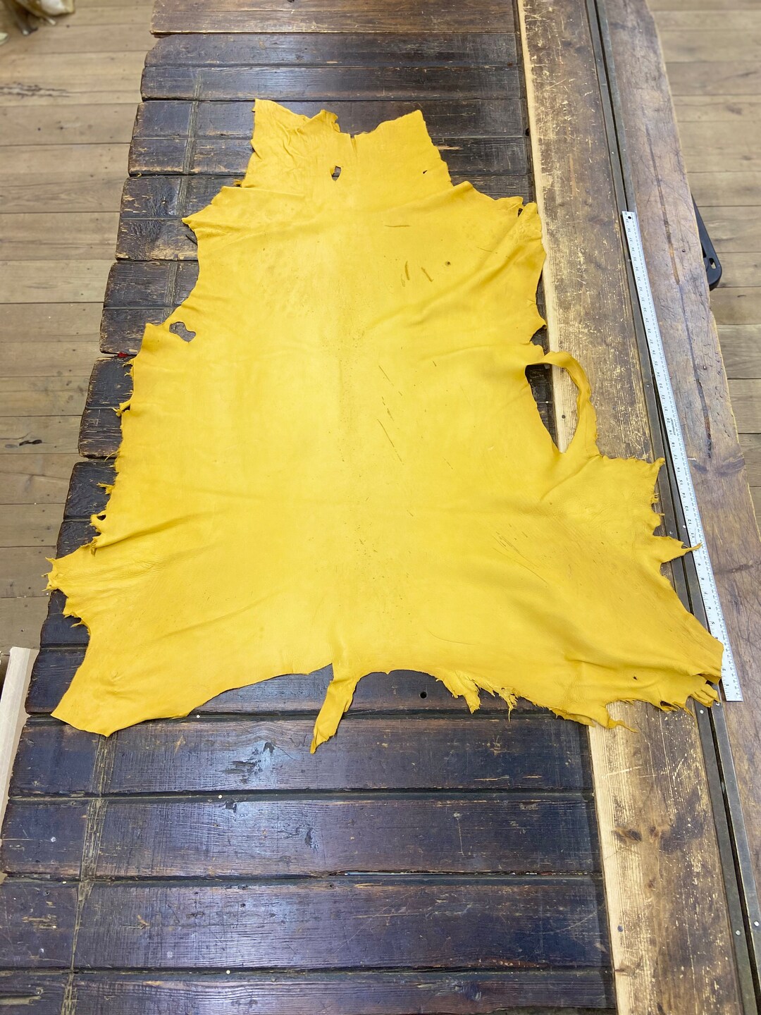 Deerskin/deer Leather / Buckskin Hide / Gold Color / C12-pic24 - Etsy