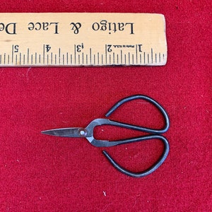 Hand Forged Scissors Primitive Style Leather Scissors 4 to choose from 4in Long
