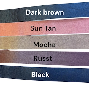 Full Grain Leather Strip/Straps 1~1 1/4~1 1/2~1 7/8~2 1/2~3 inches wide 6 ft long A-101