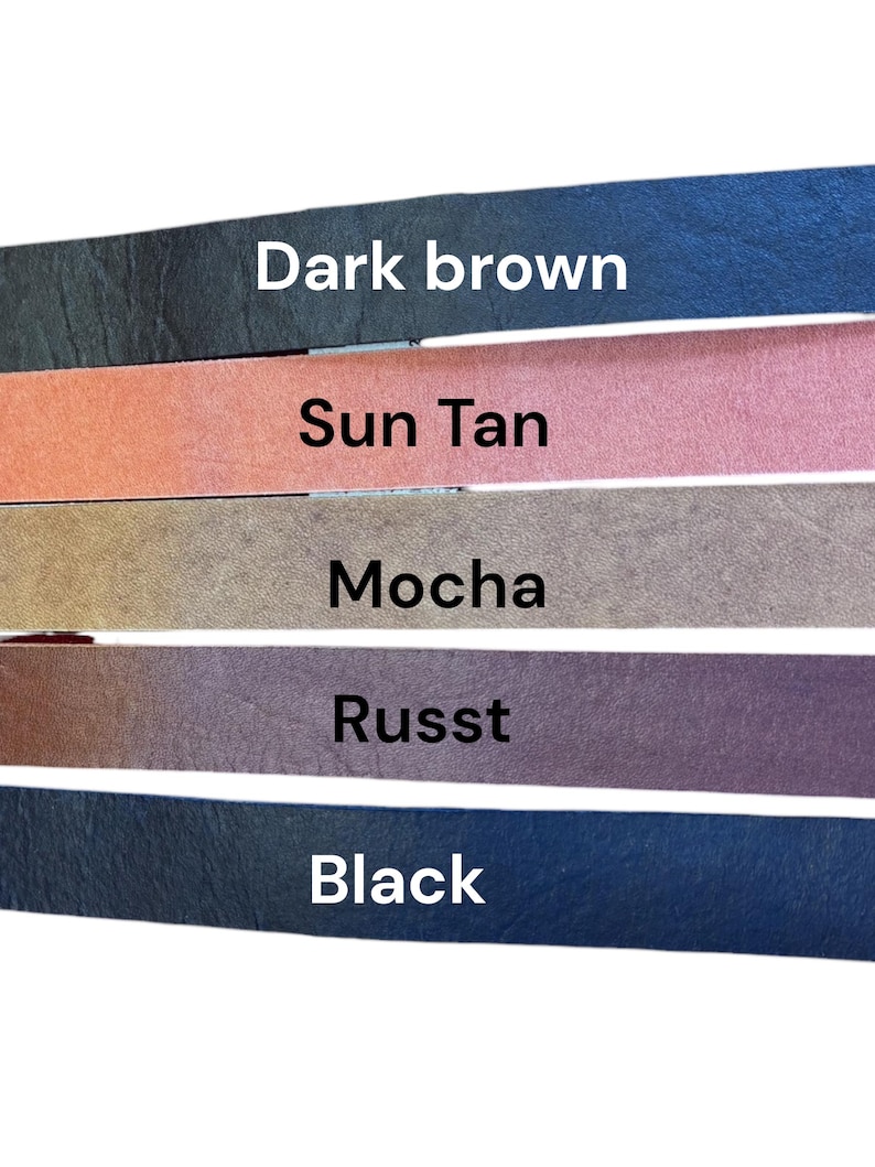 Full Grain Leather Strip/Straps 1~1 1/4~1 1/2~1 7/8~2 1/2~3 inches wide 6 ft long A-101 image 1