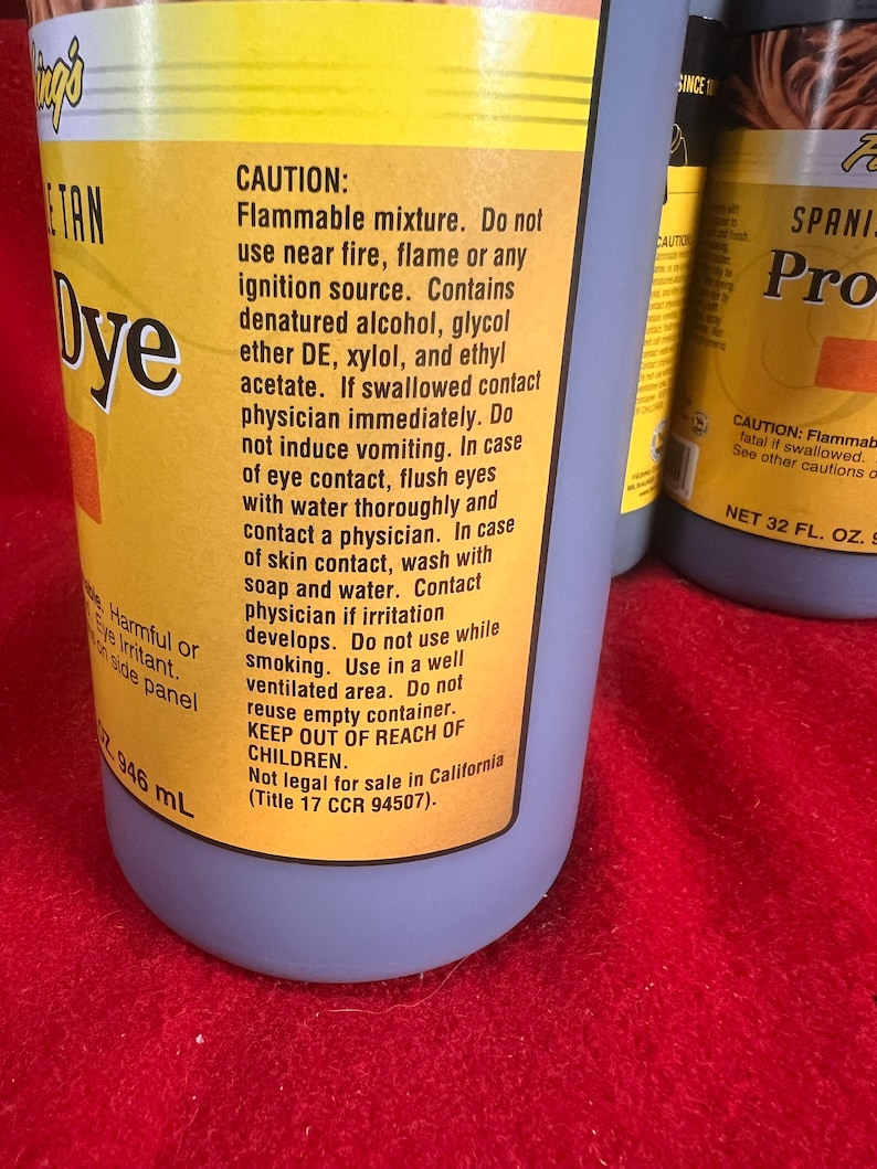 Pro Dye / Oil Dye 32oz Bottle 16 Colors to Choose From Etsy
