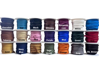 Deerskin Deer Leather Lace Spool Roll 1/4" x 25 FT Lacing Cord String Craft F-2